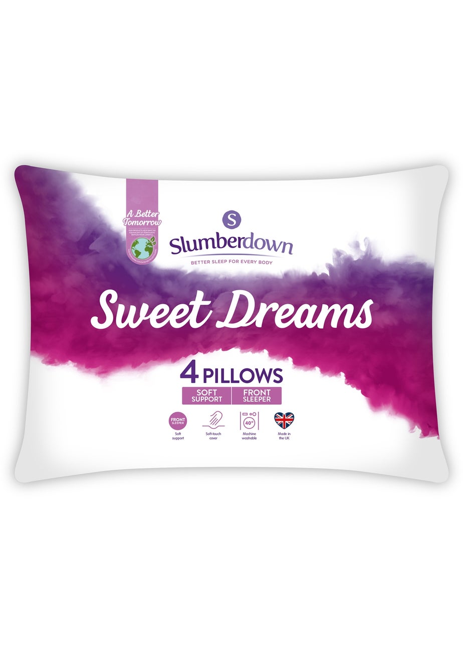 4 Pack Slumberdown Sweet Dreams Pillows