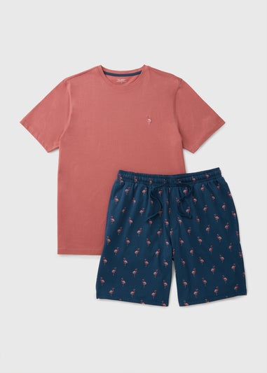 Coral Flamingo Pyjama Set