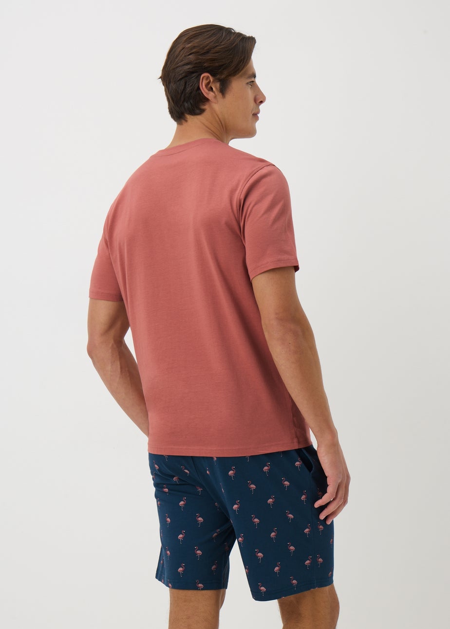 Coral Flamingo Pyjama Set