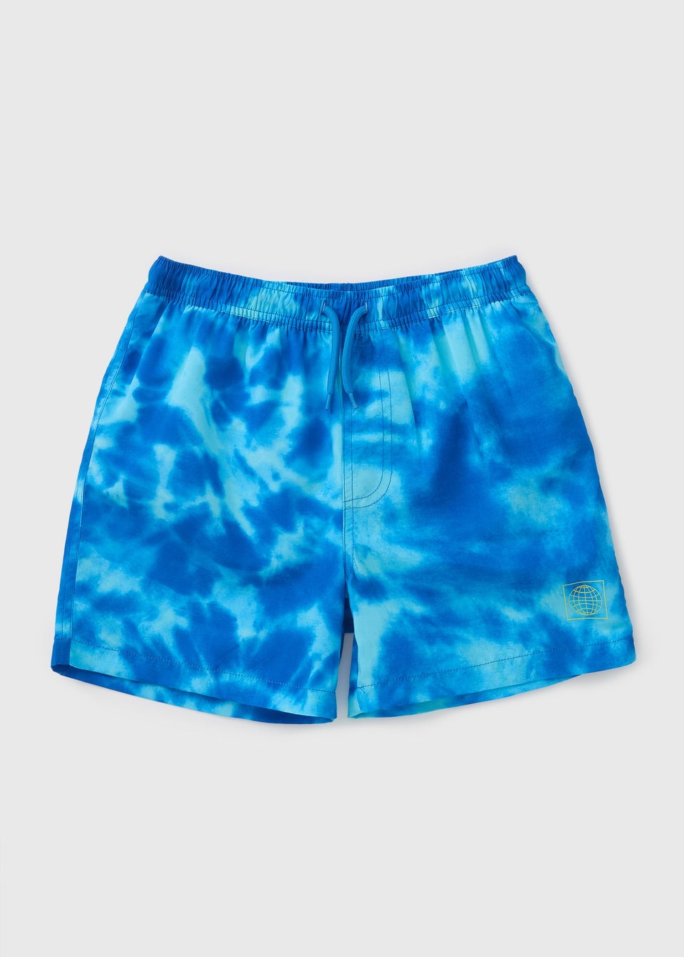Boys Blue Tie Dye Swim Shorts (7-15yrs)