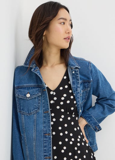 Black Spot Mini Tea Dress