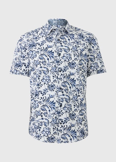 Navy Floral Vine Shirt