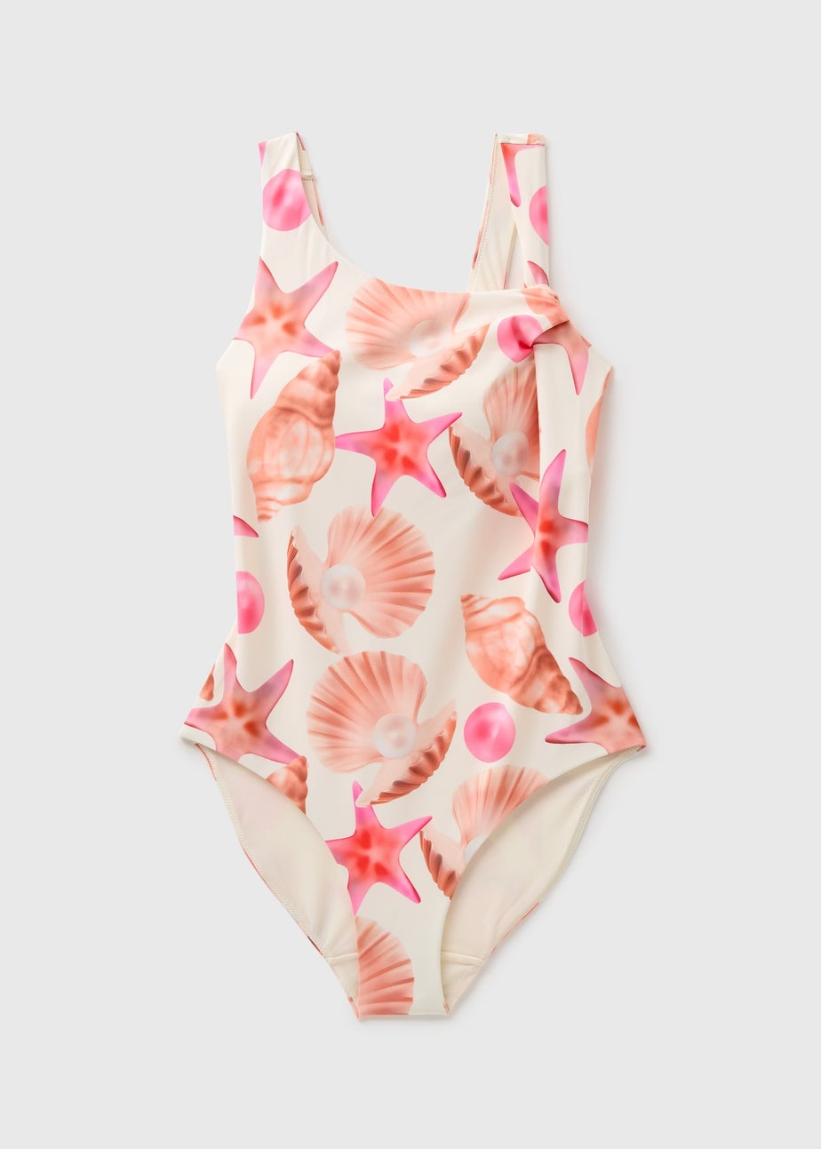 Cream Starfish Twist Swimsuit
