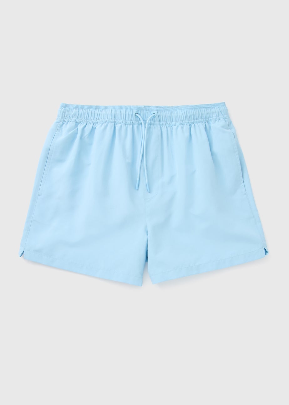 Light Blue Short Swim Shorts