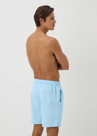 Light Blue Long Swim Shorts