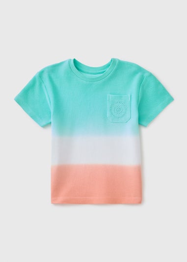 Boys Aqua Ombre T-Shirt (1-7yrs)