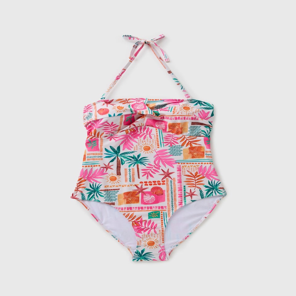 Multicolour Summer Print Swimsuit