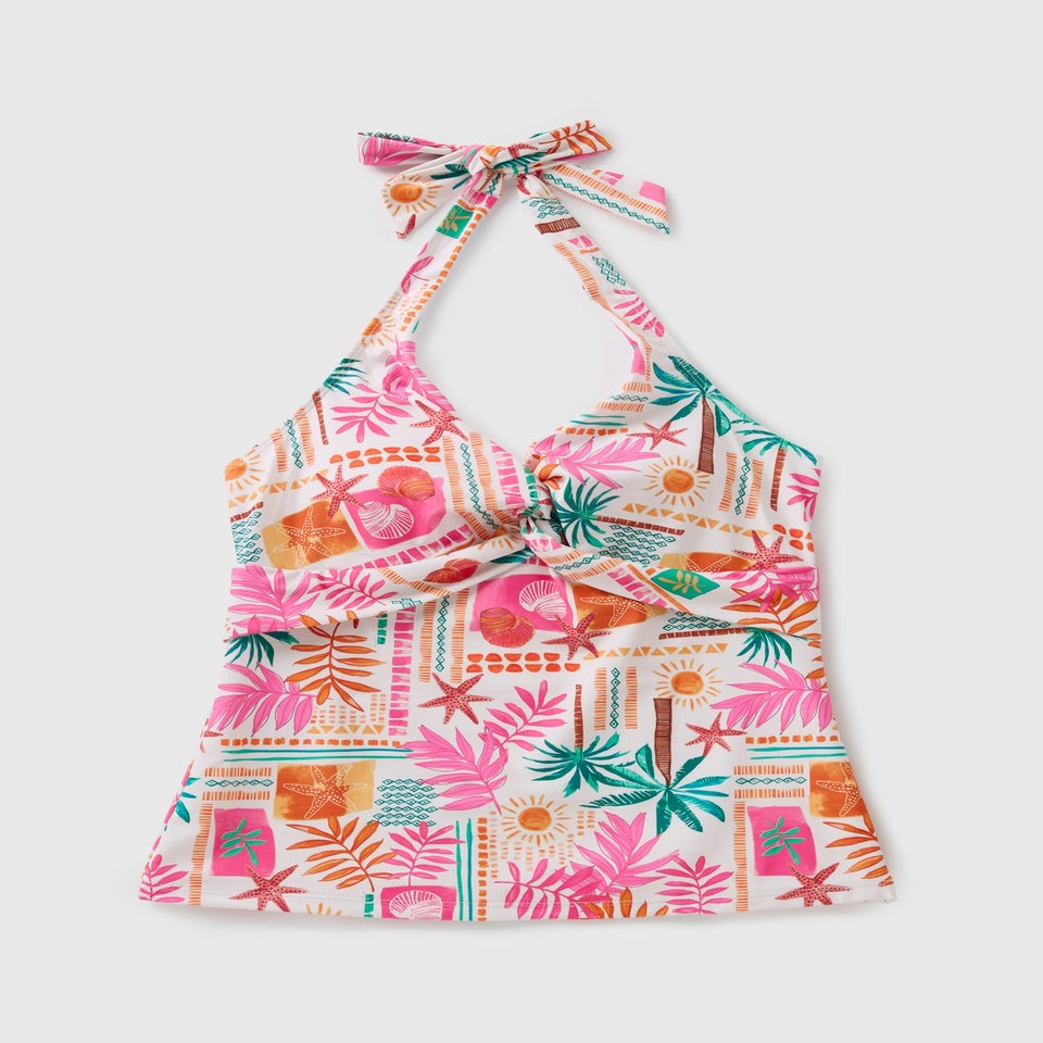 Multicolour Summer Print Tankini