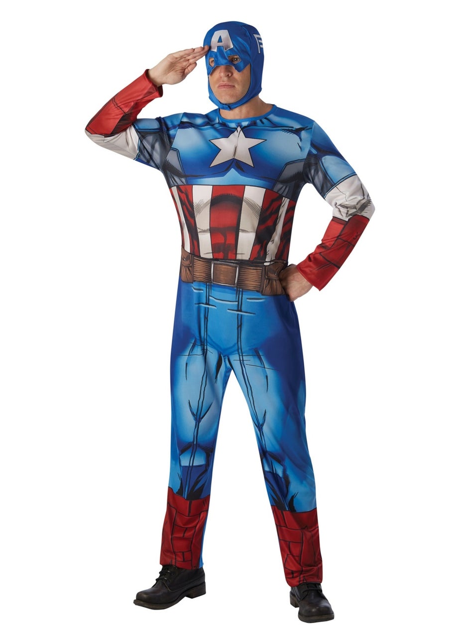 Captain America Blue Classic Costume