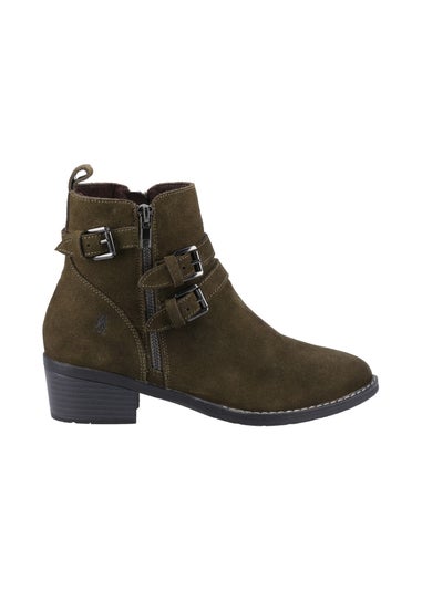 Hush Puppies Khaki Jenna Ankle Boot