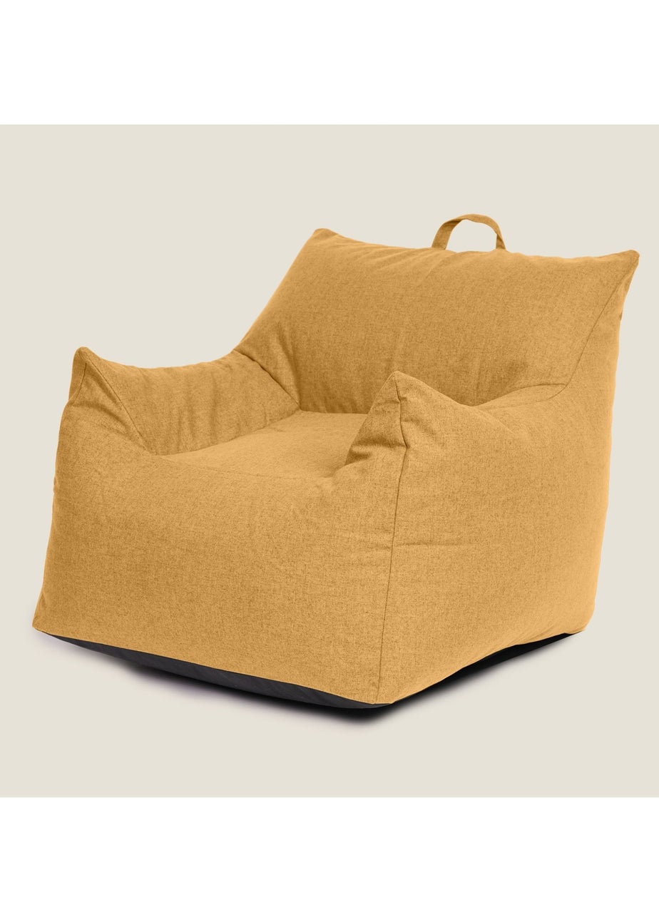 Kaikoo Ochre Large Single Chair in Luxury Brushed Polyester