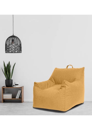 Kaikoo Ochre Large Single Chair in Luxury Brushed Polyester