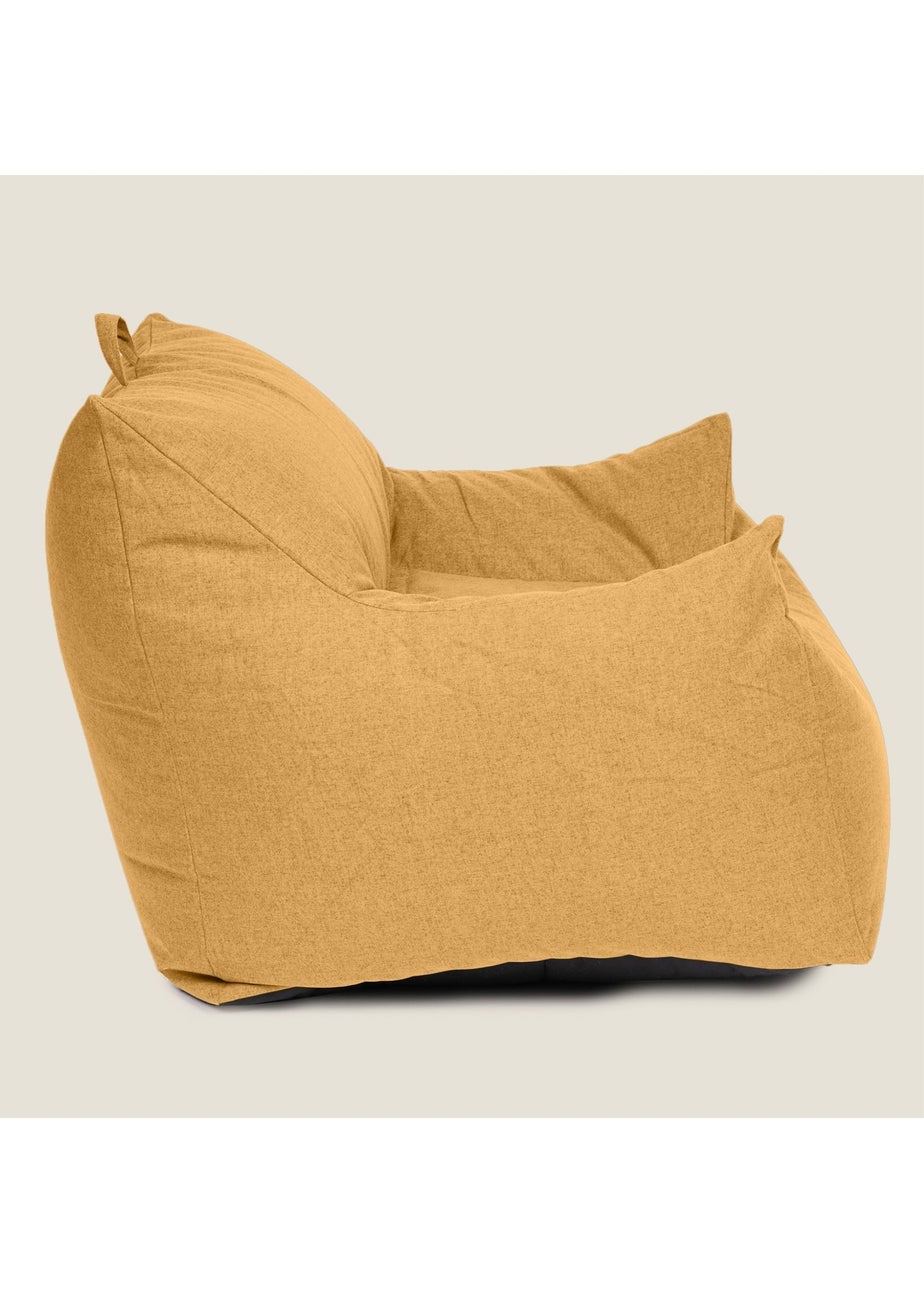 Kaikoo Ochre Large Single Chair in Luxury Brushed Polyester