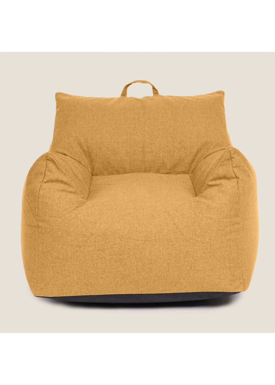 Kaikoo Ochre Large Single Chair  in Luxury Brushed Polyester