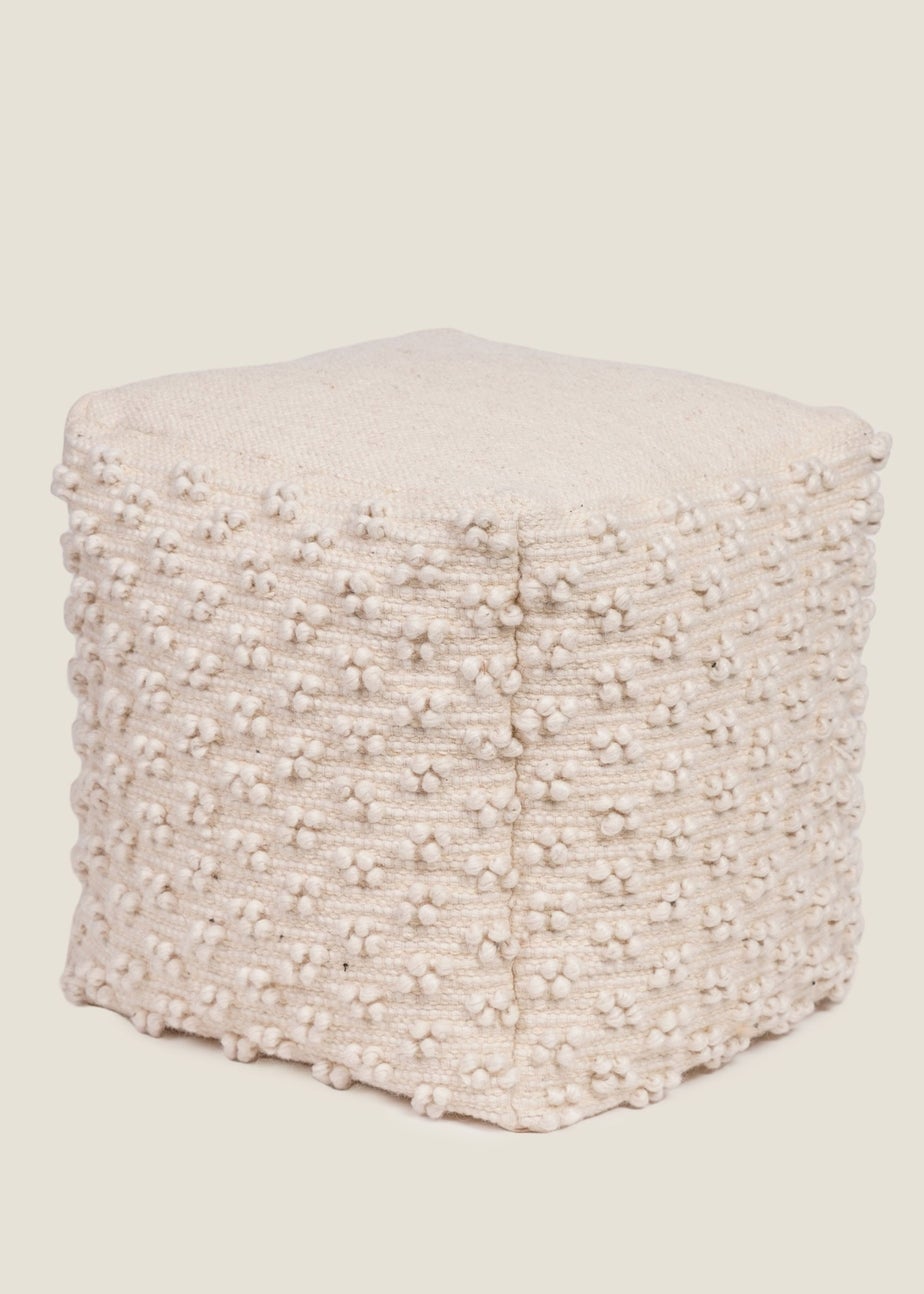 Kaikoo Cream Tridot Cube Wool