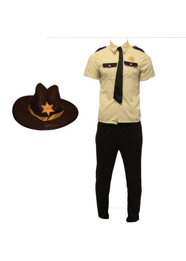 Bristol Novelty Gold US Sheriff Costume