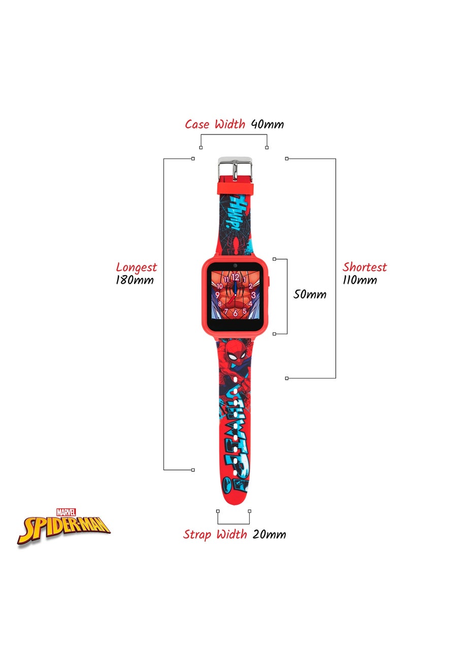 Disney Marvel Spiderman Red Silicon Strap Watch
