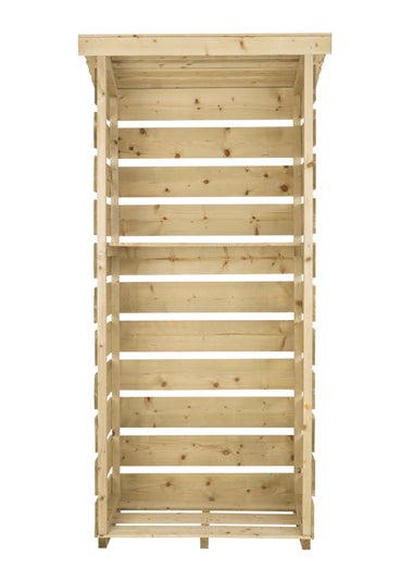 Charles Bentley FSC Certified Wooden Single Tall Log Store