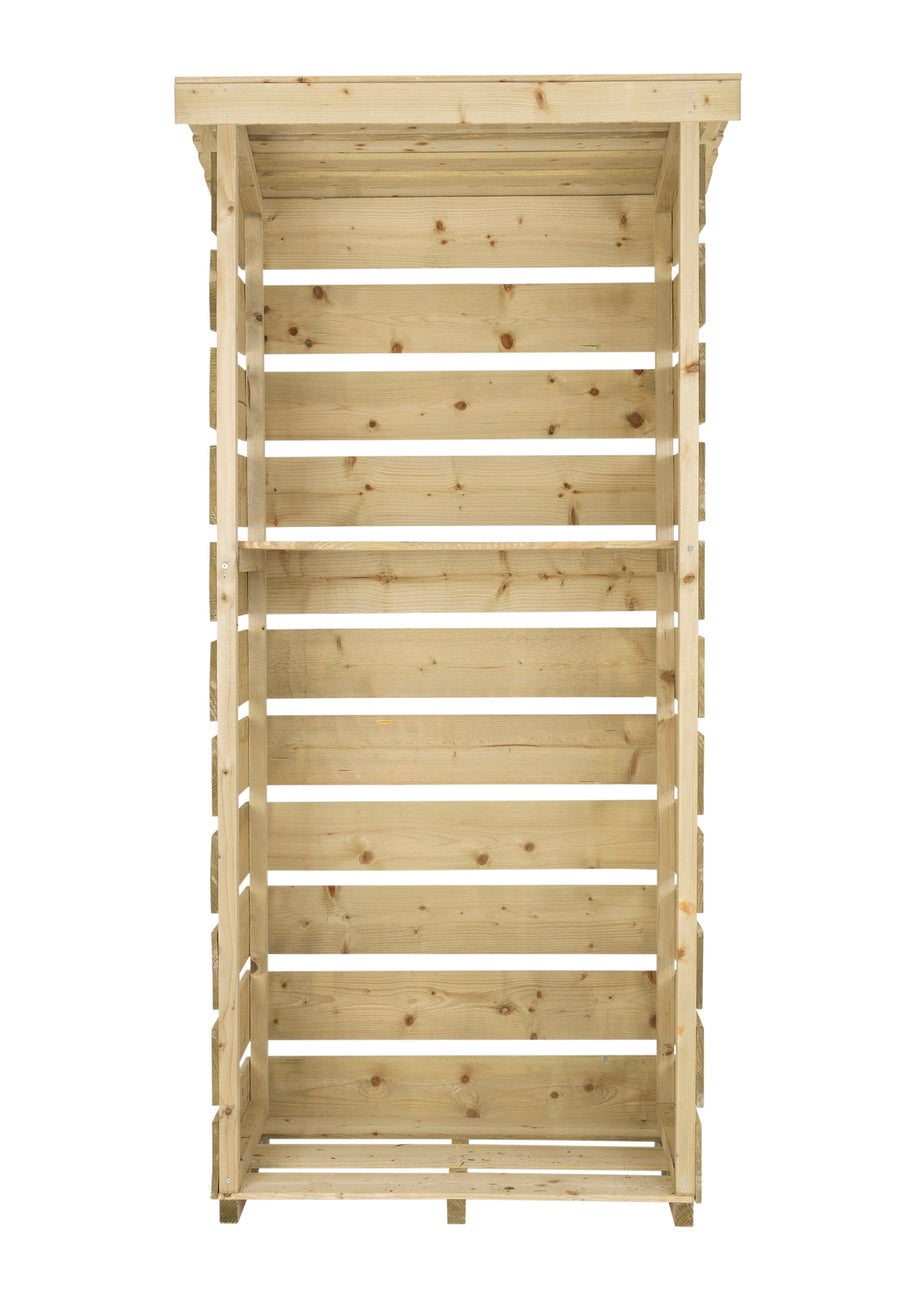 Charles Bentley FSC Certified Wooden Single Tall Log Store