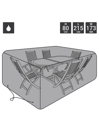 Charles Bentley Black Premium Rectangular Garden Furniture Cover