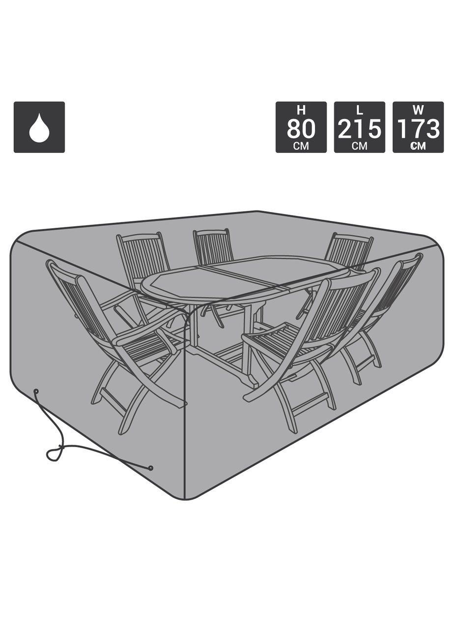 Charles Bentley Black Premium Rectangular Garden Furniture Cover