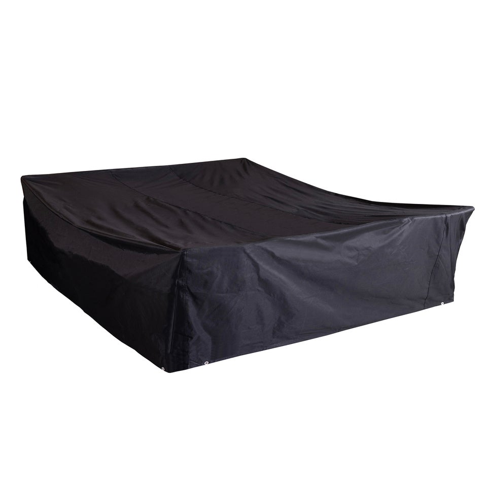 Charles Bentley Black Premium Rectangular Garden Furniture Cover