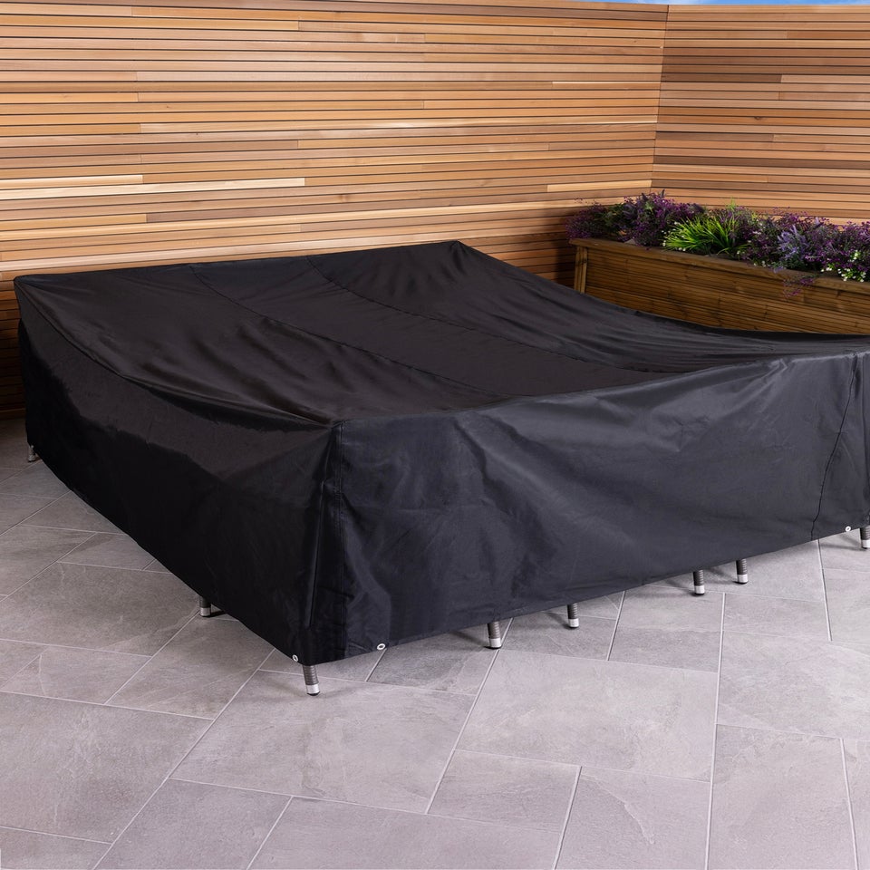 Charles Bentley Black Premium Rectangular Garden Furniture Cover
