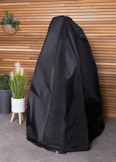 Charles Bentley Black Rattan Swing Seat Cover