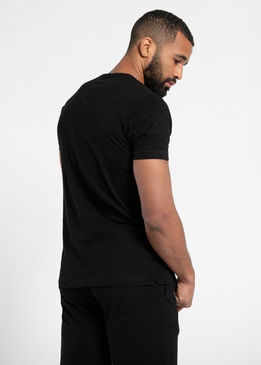 French Connection Black Cotton T-Shirts Pack of 3