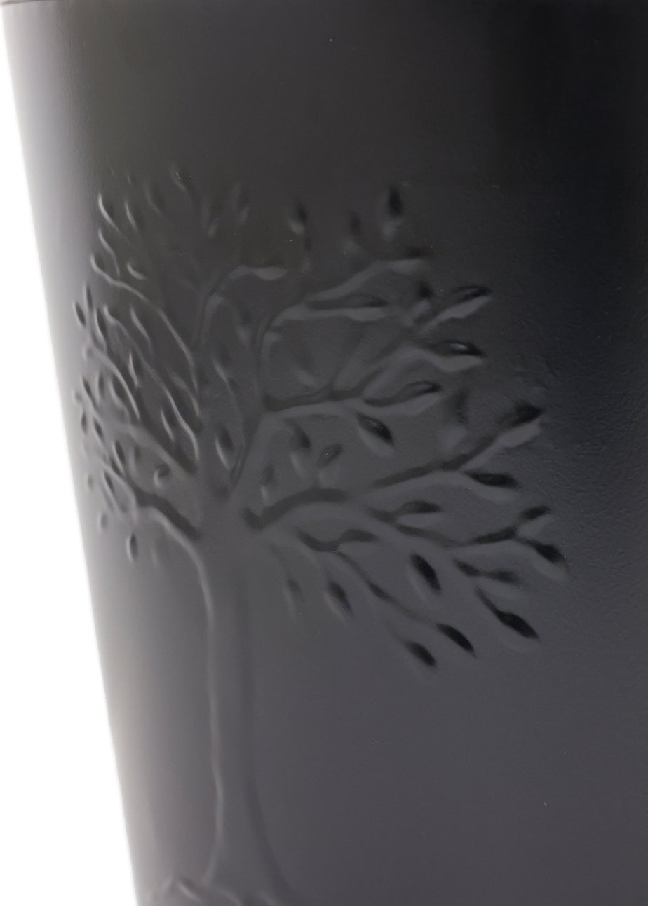 Charles Bentley Mulberry Large Leather Handle Log Bucket