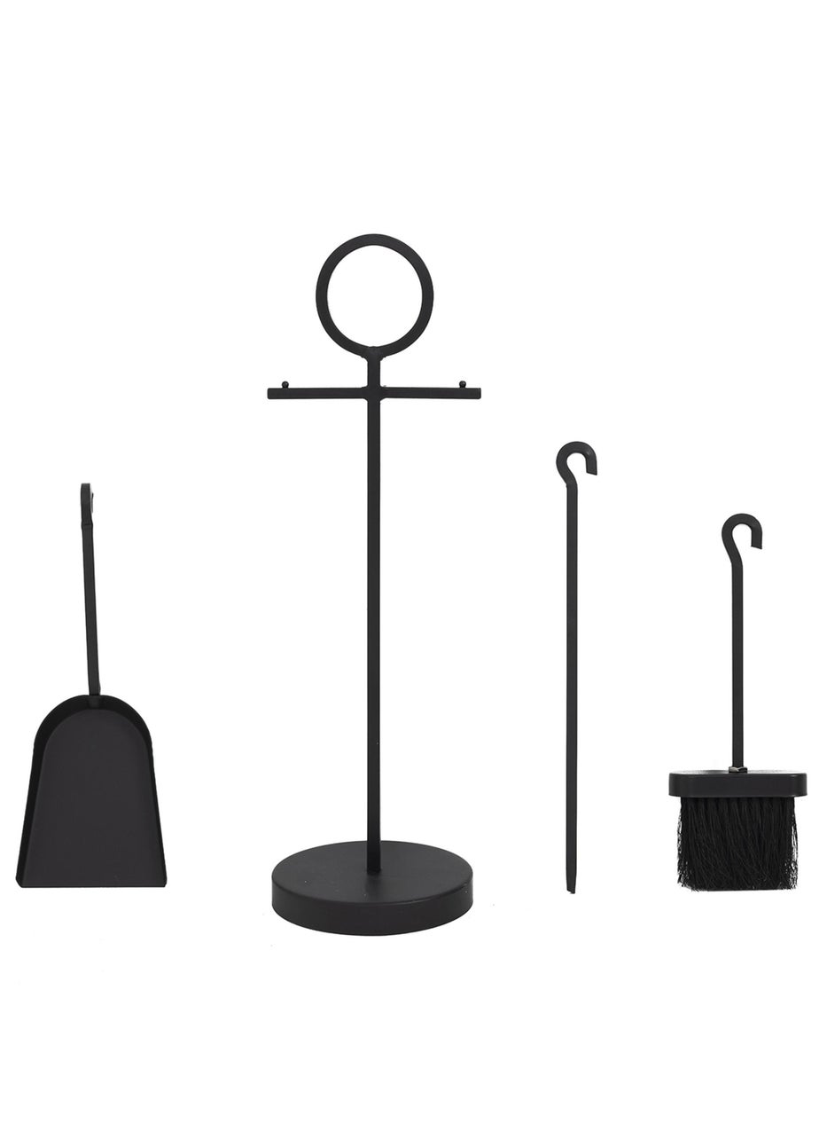 Charles Bentley Elm Fireside Companion Set