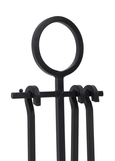 Charles Bentley Elm Fireside Companion Set