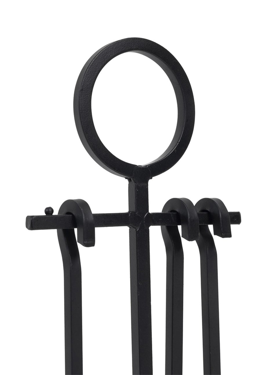 Charles Bentley Elm Fireside Companion Set