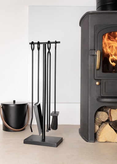 Charles Bentley Redwood Fireside Companion Set