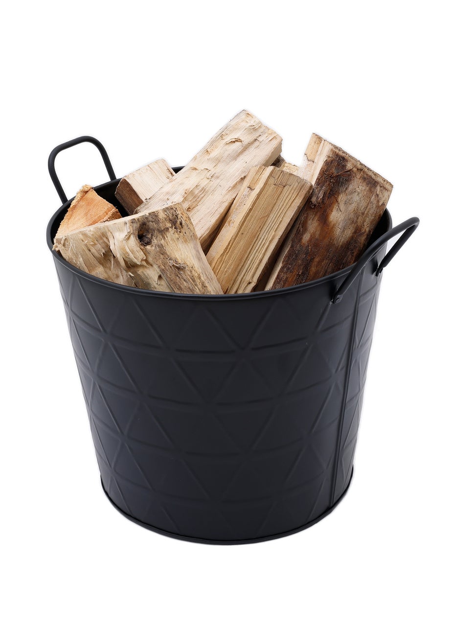 Charles Bentley Yew Small Fireside Log Bucket