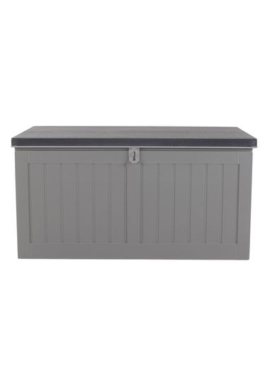 Charles Bentley 190L Grey Outdoor Plastic Storage Box