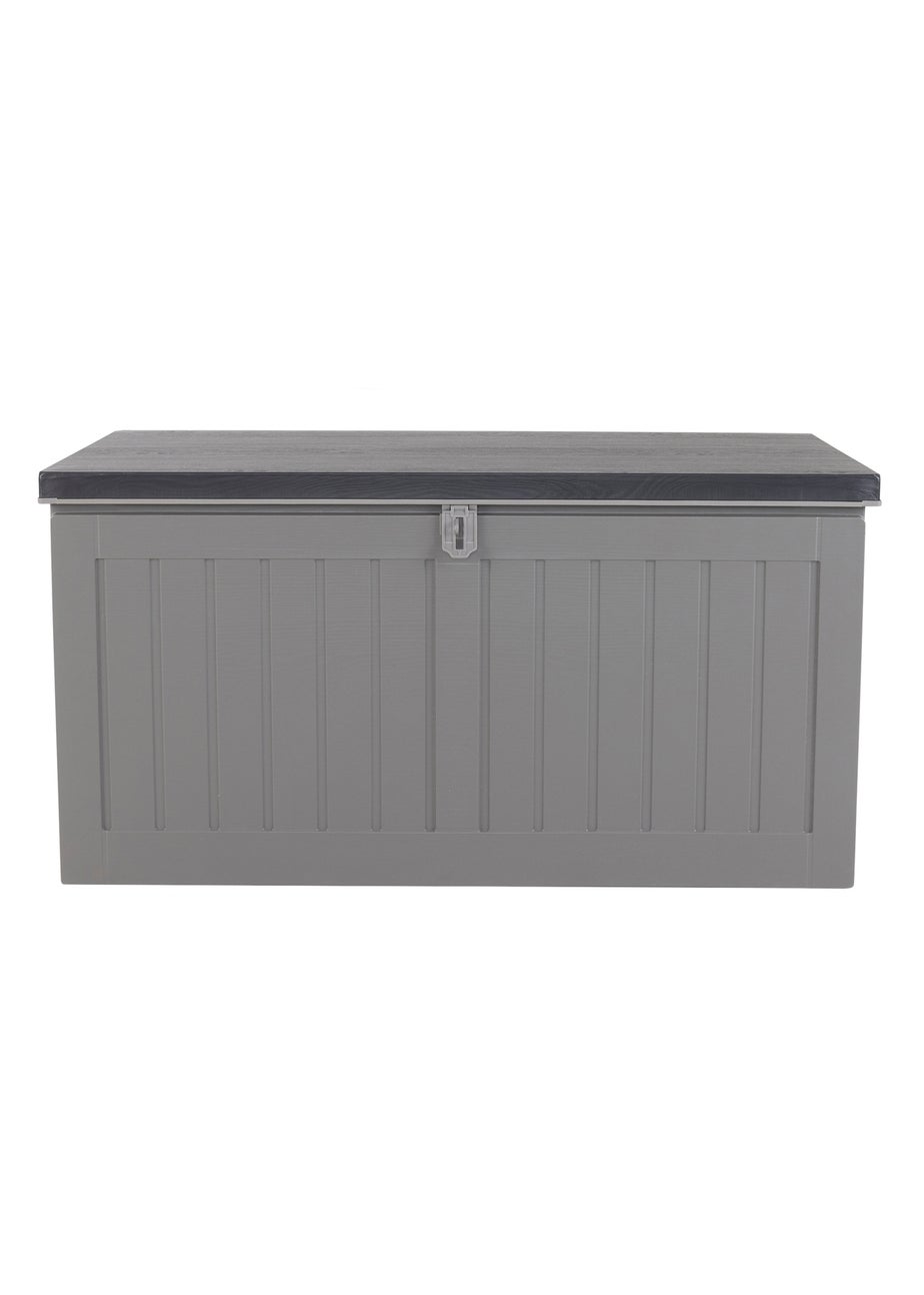 Charles Bentley 190L Grey Outdoor Plastic Storage Box