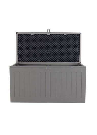 Charles Bentley 190L Grey Outdoor Plastic Storage Box