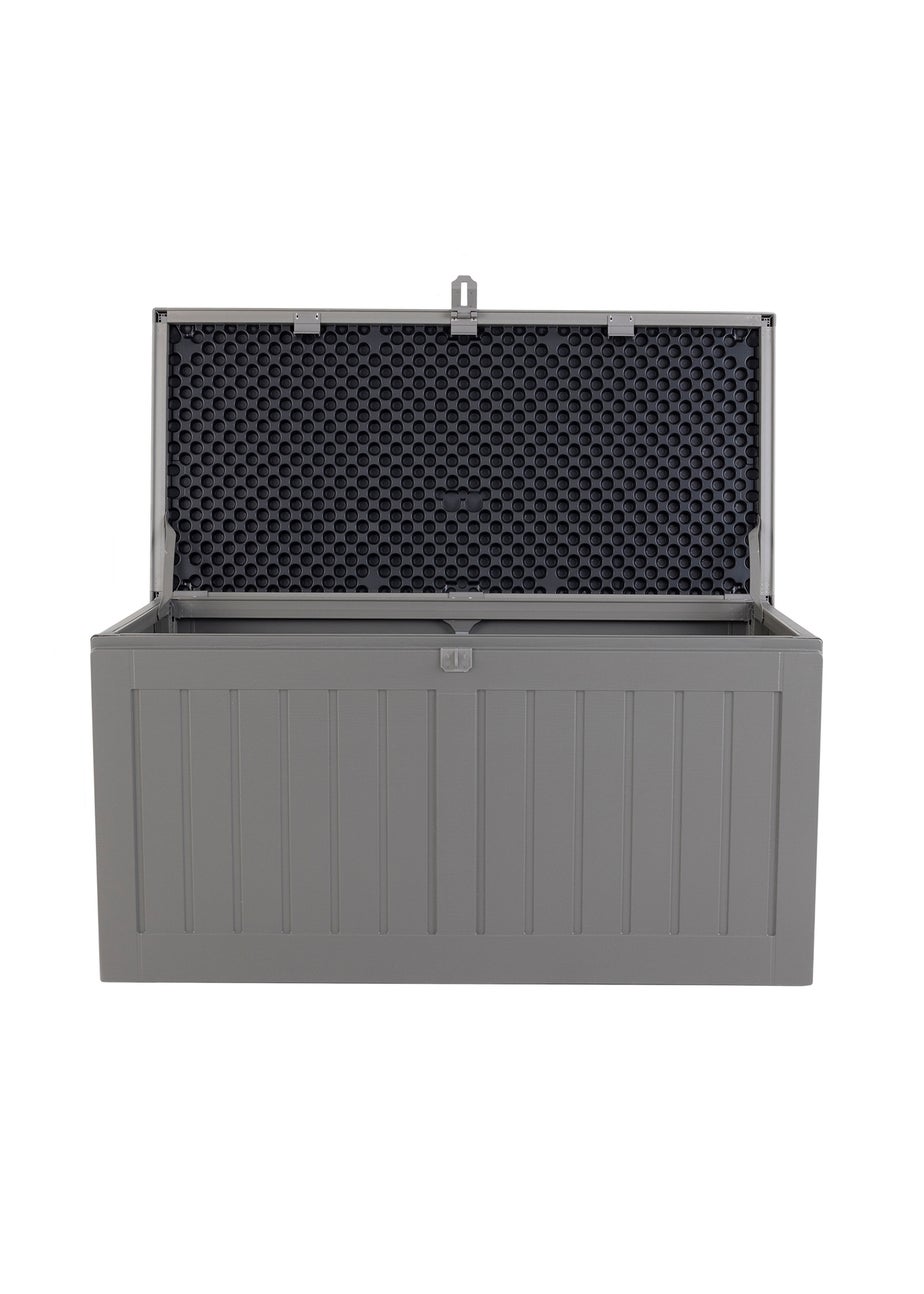 Charles Bentley 190L Grey Outdoor Plastic Storage Box