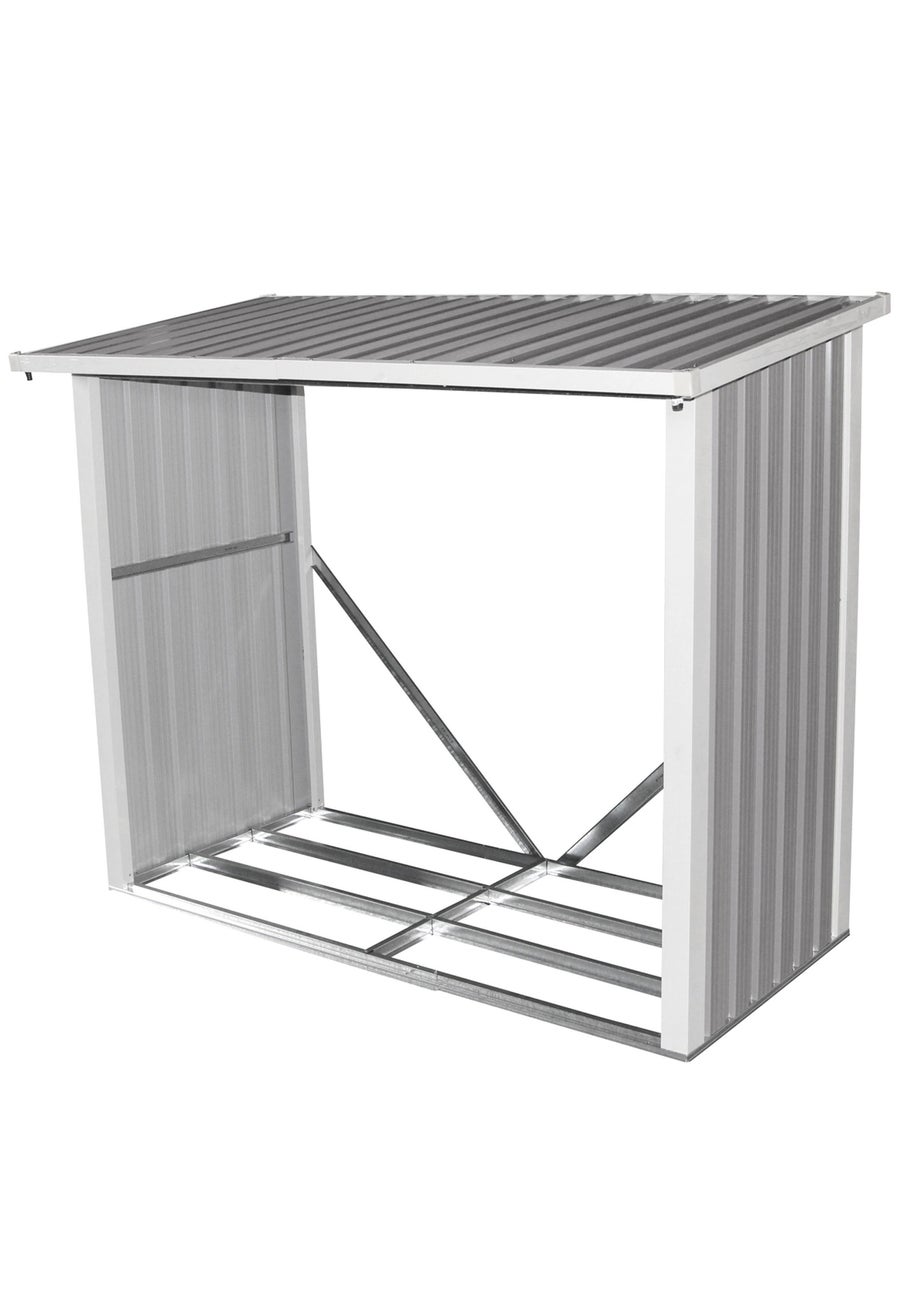 Charles Bentley Metal Log Wood Store Shed