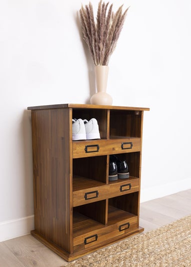 Charles Bentley Wooden Shoe & Boot Locker