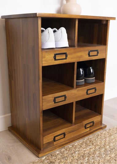 Charles Bentley Wooden Shoe & Boot Locker