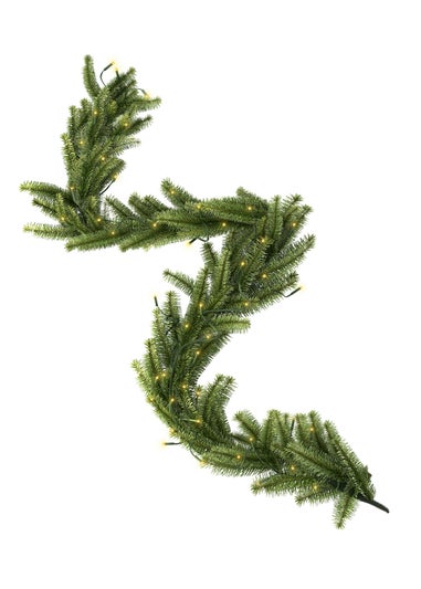 Charles Bentley Faux Pre-Lit Decorative Christmas Garland