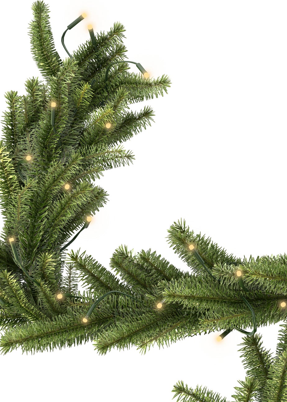 Charles Bentley Faux Pre-Lit Decorative Christmas Garland