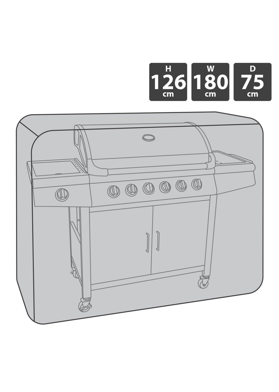 Charles Bentley BBQ Waterproof Gas Charcoal Premium BBQ Cover Extra Large (6-7 Burner)