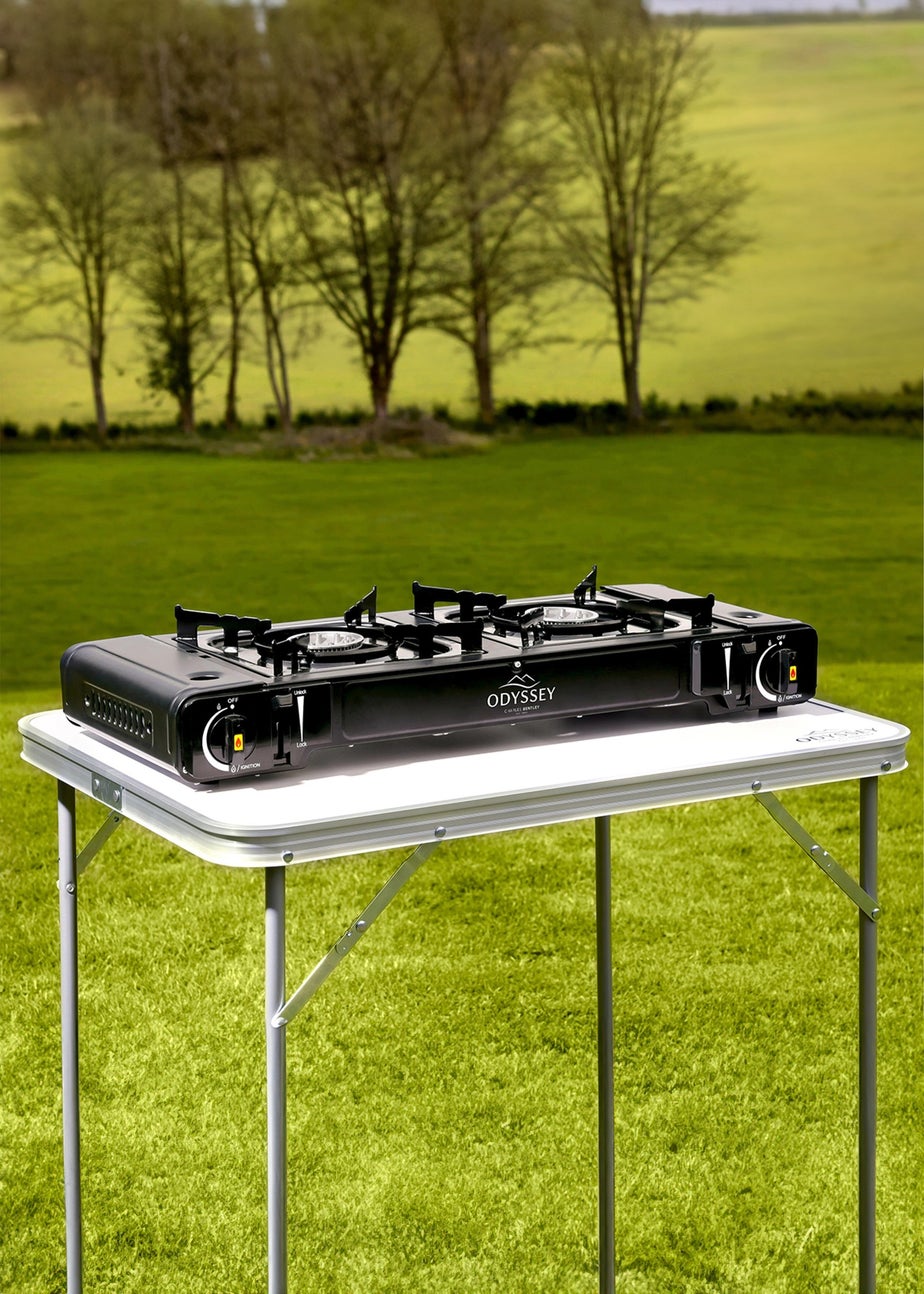 Charles Bentley Odyssey Camping Gas Stove Double