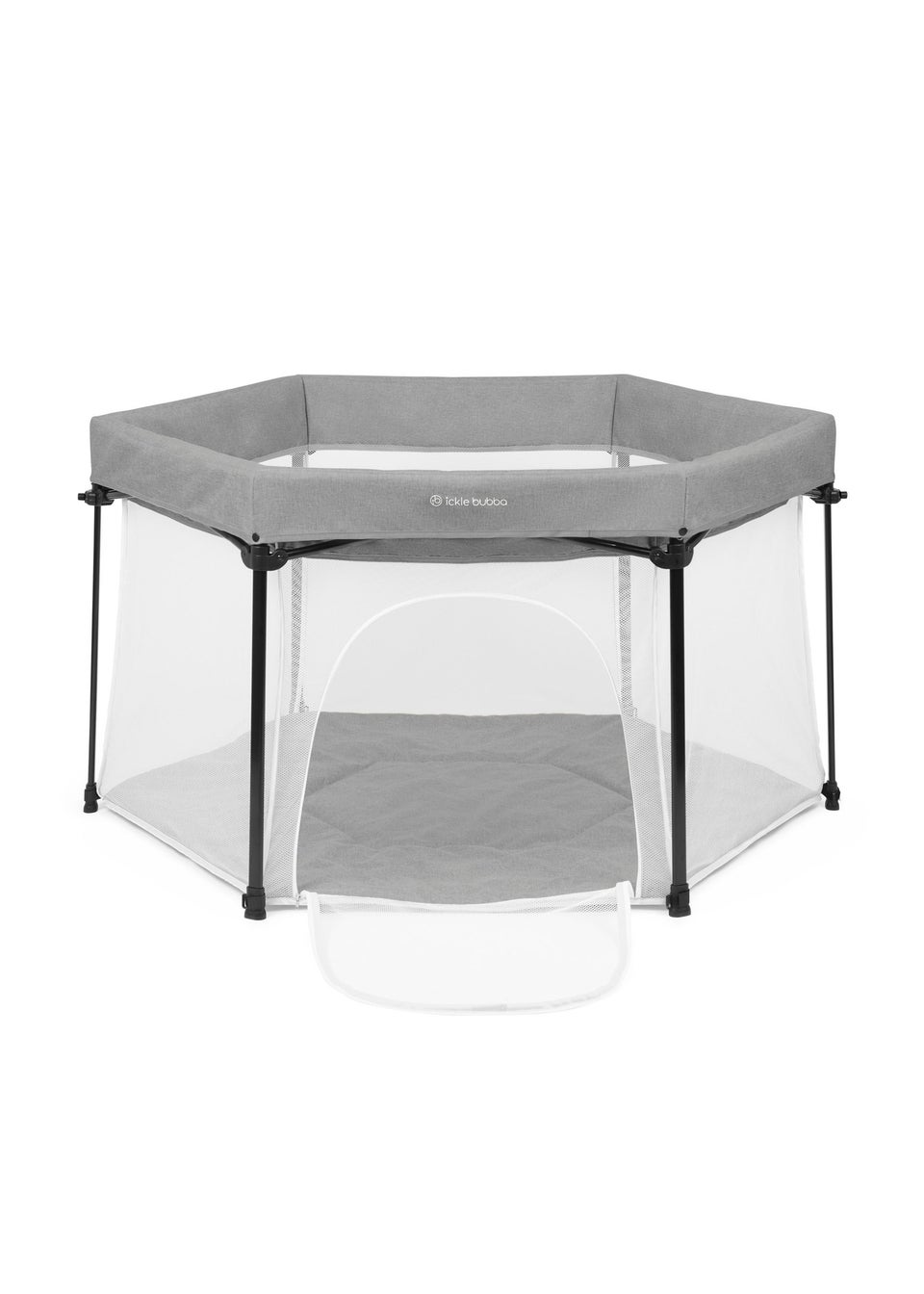 Ickle Bubba Grey Fiesta Pop Up Playpen Space