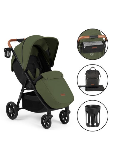 Ickle Bubba Forest Green Stomp Stride Prime Stroller