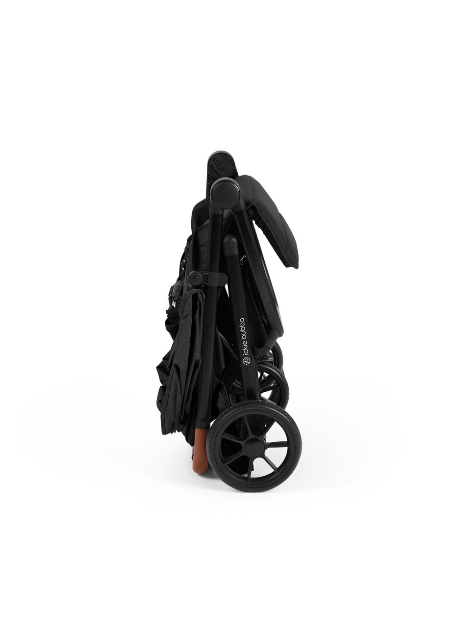 Ickle Bubba Black Stomp Stride Max Stroller