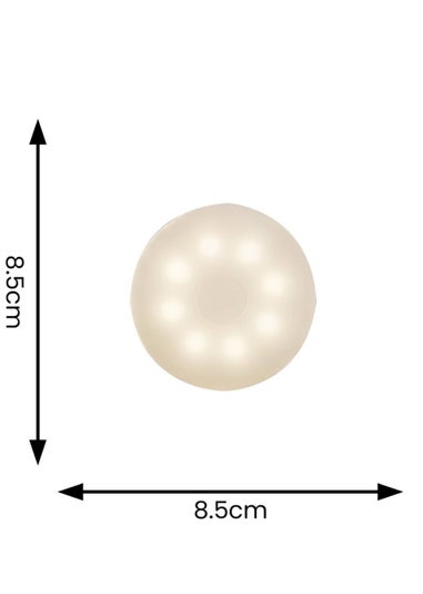 ValueLights Matte White Wall Light Integrated LED Set of 6